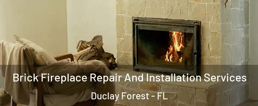Brick Fireplace Repair And Installation Services Duclay Forest - FL