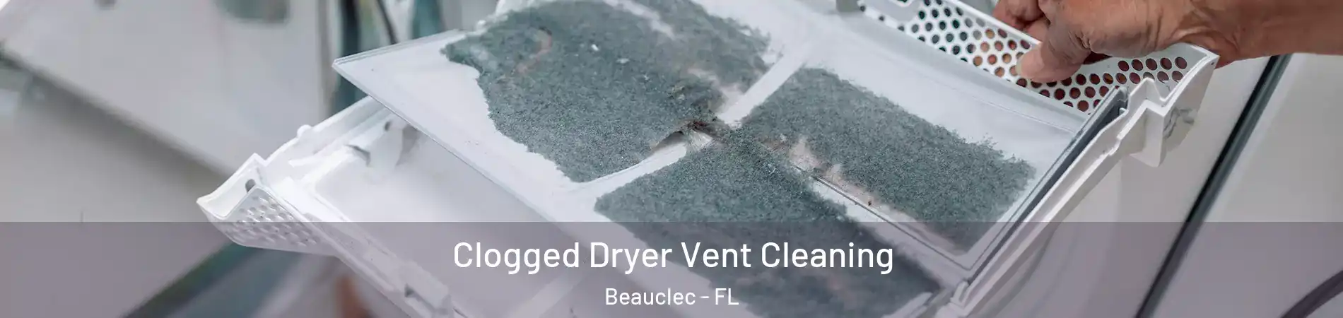 Clogged Dryer Vent Cleaning Beauclec - FL