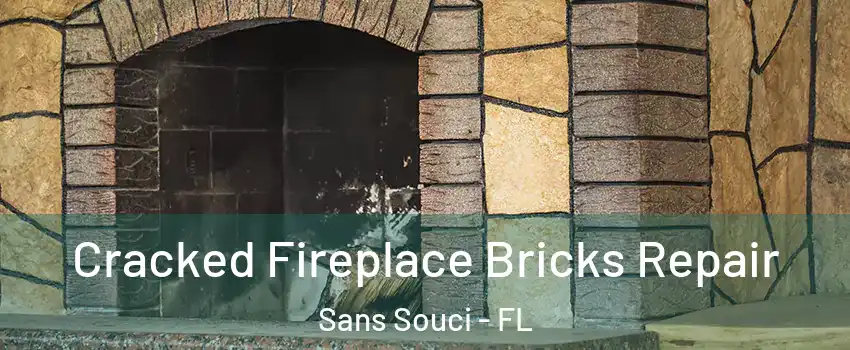 Cracked Fireplace Bricks Repair Sans Souci - FL