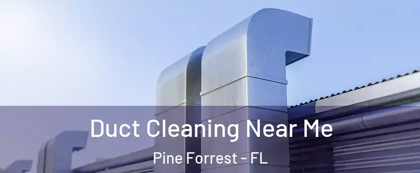 Duct Cleaning Near Me Pine Forrest - FL