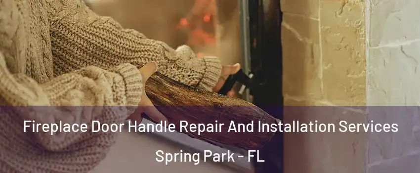 Fireplace Door Handle Repair And Installation Services Spring Park - FL