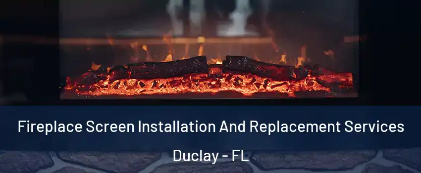 Fireplace Screen Installation And Replacement Services Duclay - FL