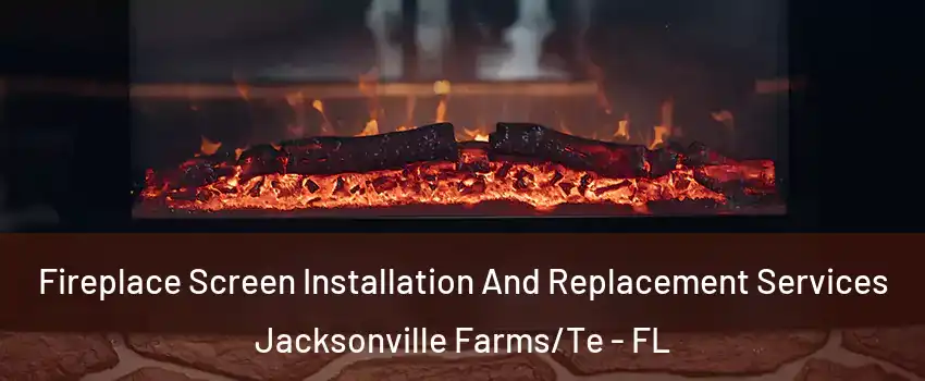 Fireplace Screen Installation And Replacement Services Jacksonville Farms/Te - FL