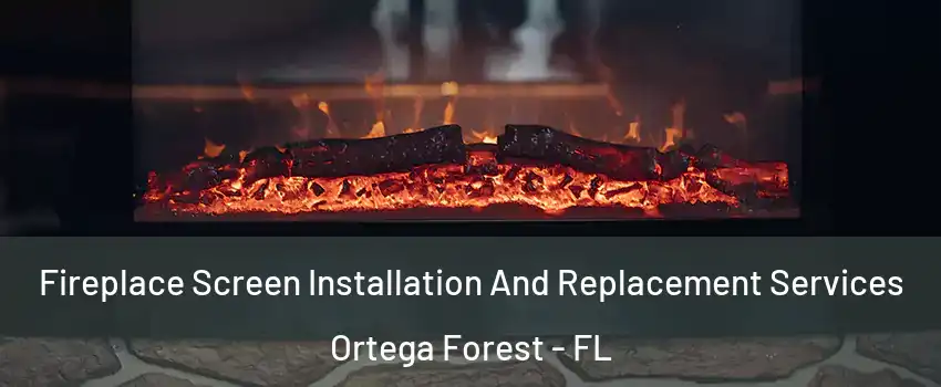 Fireplace Screen Installation And Replacement Services Ortega Forest - FL