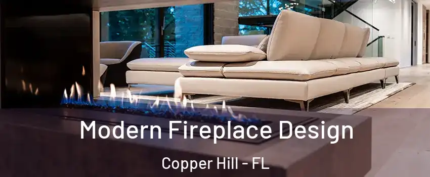 Modern Fireplace Design Copper Hill - FL