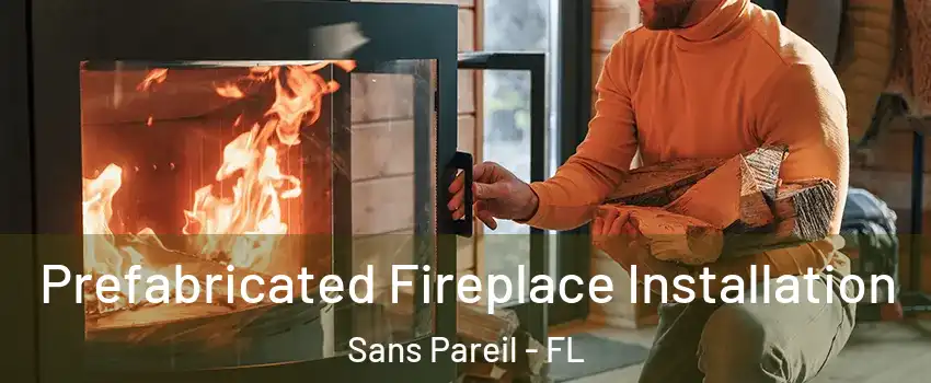 Prefabricated Fireplace Installation Sans Pareil - FL
