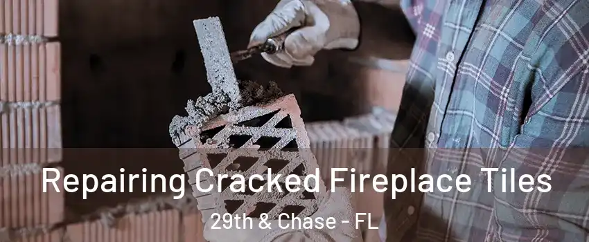 Repairing Cracked Fireplace Tiles 29th & Chase - FL